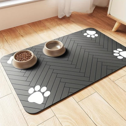 Soft Diatom Mud Pet Feeding Mat.