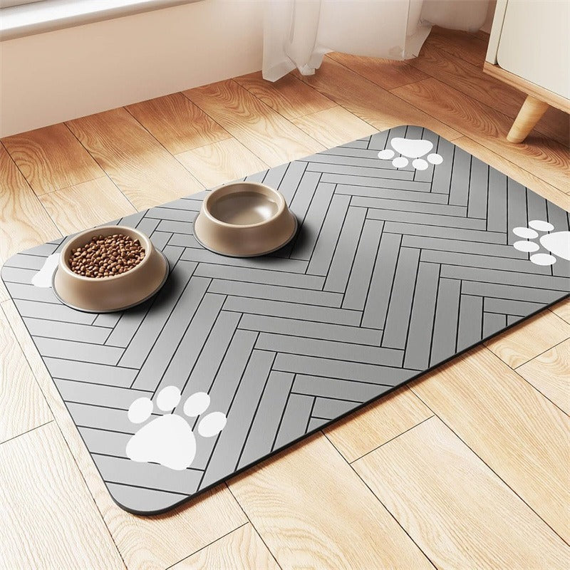Soft Diatom Mud Pet Feeding Mat.