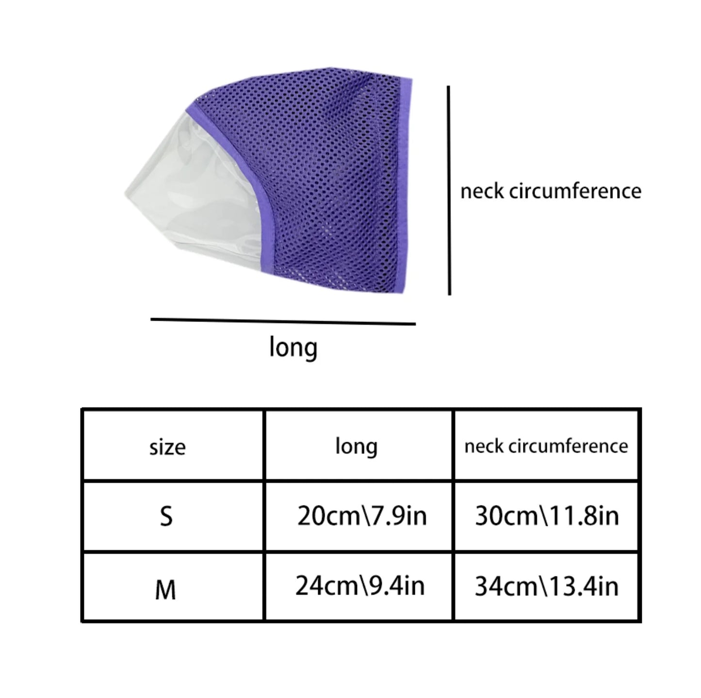 Cat anti - Bite Transparent Mask - Breathable Mesh Cat Face Shield for Grooming & Protection