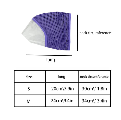 Cat anti - Bite Transparent Mask - Breathable Mesh Cat Face Shield for Grooming & Protection