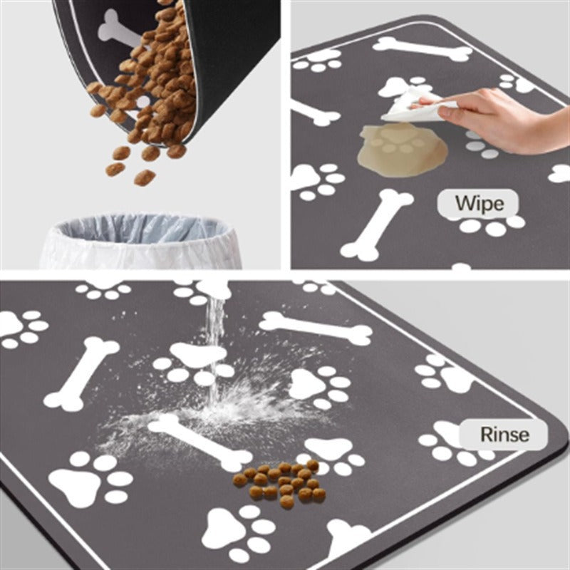 Soft Diatom Mud Pet Feeding Mat.