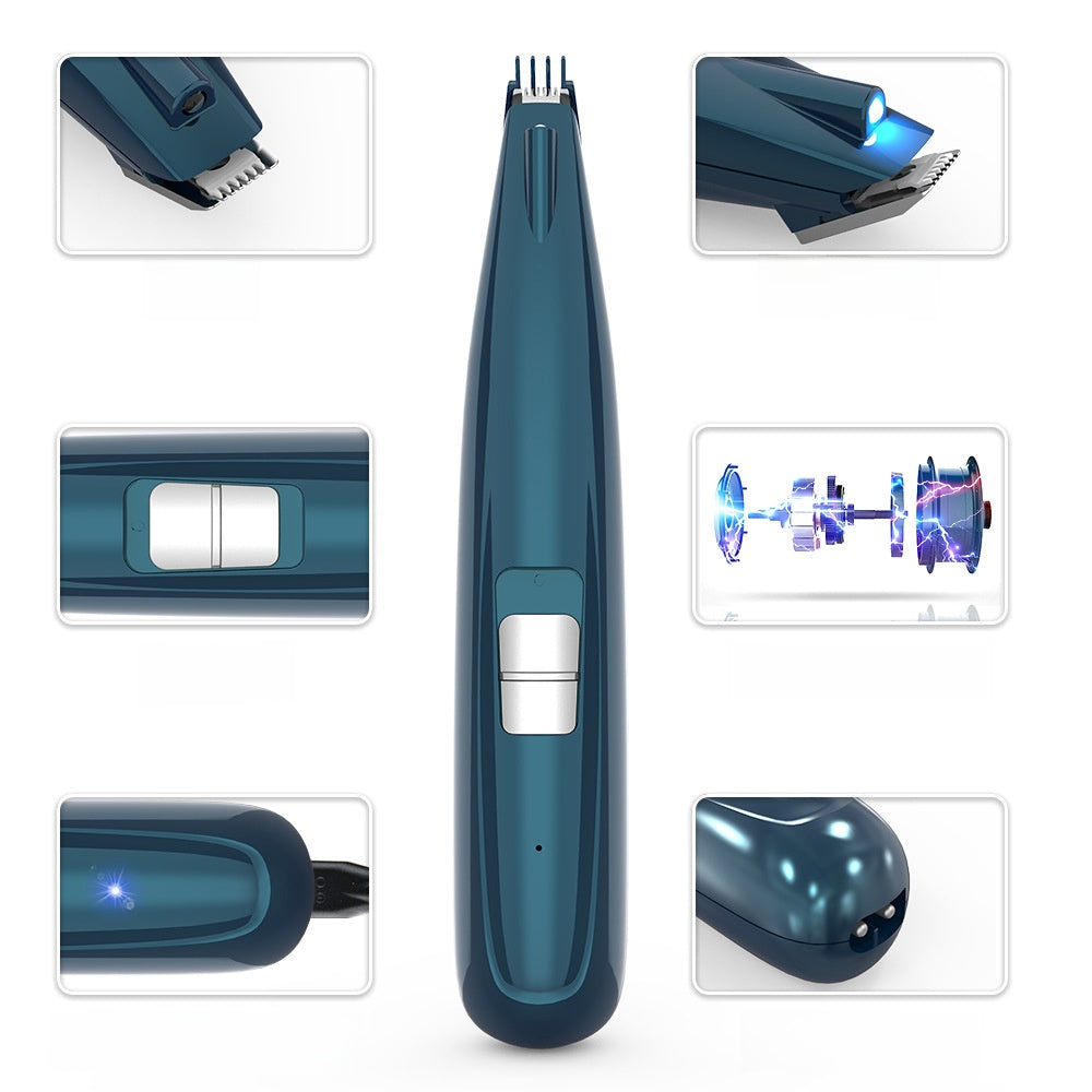 Pet Paw Hair Trimmer for Dogs & Cats ? Safe, Quiet Grooming Clippers