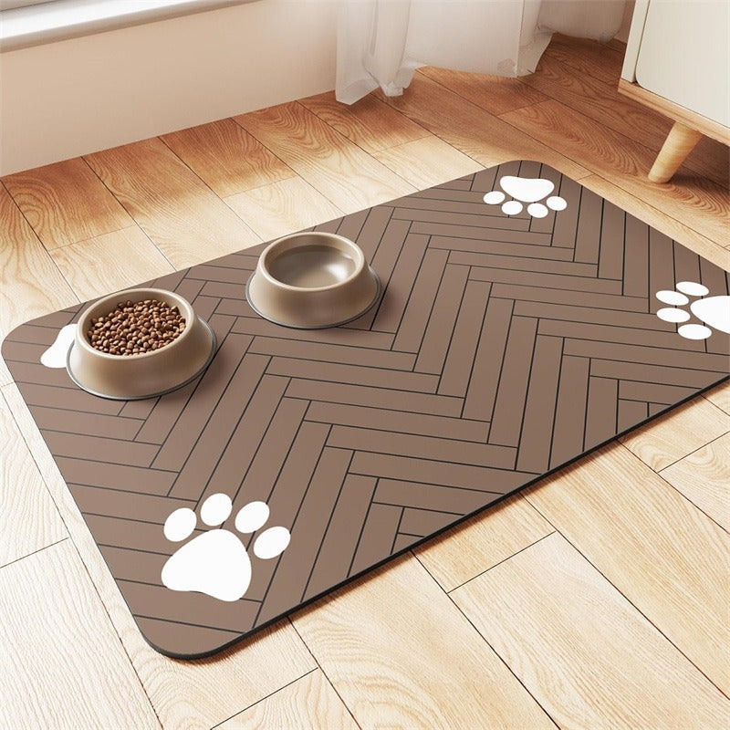Soft Diatom Mud Pet Feeding Mat.