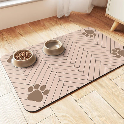 Soft Diatom Mud Pet Feeding Mat.