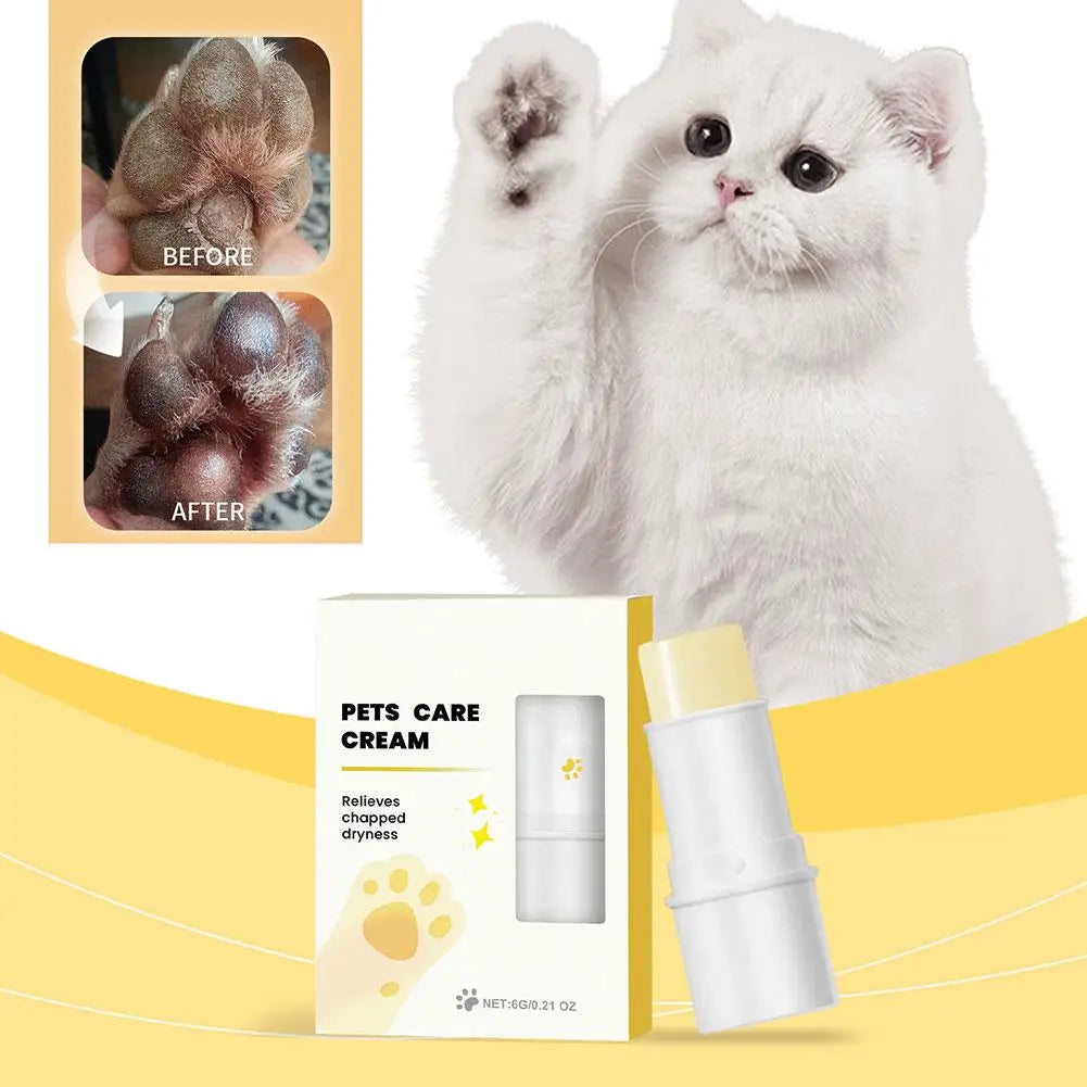 Pet Paw Ointment Stick 30G Dry Paw Pad Moisturizer for Cats Dogs Cracked Feet Repair Gentle Nourishing Care Balm Cream L0G4