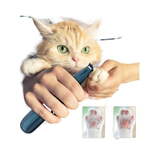 Pet Paw Hair Trimmer for Dogs & Cats ? Safe, Quiet Grooming Clippers