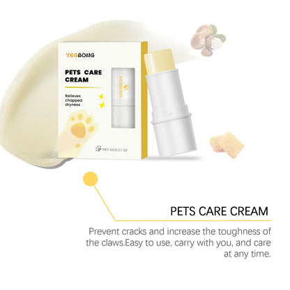 Pet Paw Balm Stick Gentle Moisturizing Nourishing Care Vet Recommended for Dogs Cats Dry Cracked Pads All Seasons